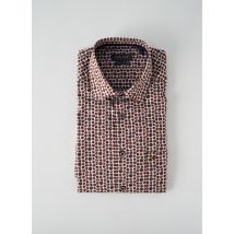 JUPITER - Chemise manches longues marron en coton - Homme - Taille M - Modz
