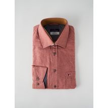 JUPITER - Chemise manches longues rouge en coton - Homme - Taille M - Modz