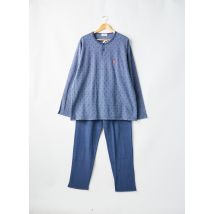 MASSANA - Pyjama bleu en coton - Homme - Taille 50 - Modz