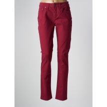 JENSEN - Pantalon slim rouge en coton - Femme - Taille 40 - Modz