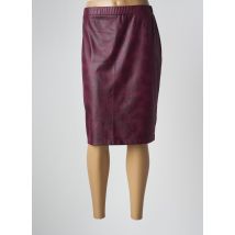 GRIFFON - Jupe mi-longue rouge en polyester - Femme - Taille 40 - Modz