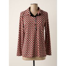 GEVANA - Polo rouge en polyester - Femme - Taille 42 - Modz