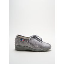 LA VAGUE - Chaussons/Pantoufles gris en textile - Femme - Taille 37 - Modz