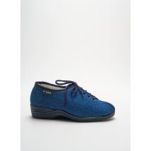LA VAGUE - Chaussons/Pantoufles bleu en textile - Femme - Taille 37 - Modz