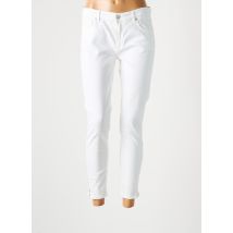ZARA - Pantalon 7/8 beige en coton - Femme - Taille 36 - Modz