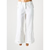 PROMOD - Pantalon 7/8 beige en coton - Femme - Taille 42 - Modz