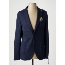 MANUEL RITZ - Blazer bleu en coton - Homme - Taille L - Modz