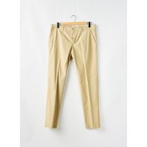 MANUEL RITZ - Pantalon chino beige en coton - Homme - Taille 48 - Modz