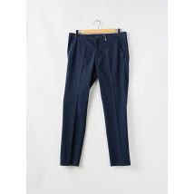 MANUEL RITZ - Pantalon chino bleu en coton - Homme - Taille 46 - Modz