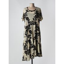 ALEMBIKA - Robe mi-longue beige en nylon - Femme - Taille 46 - Modz