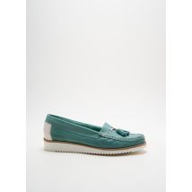 PEDI GIRL - Mocassins vert en cuir - Femme - Taille 36 - Modz