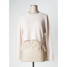 FEELHOO - Pull beige en polyester - Femme - Taille 34 - Modz