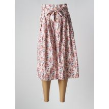 PETITE LUCETTE - Jupe mi-longue rose en coton - Femme - Taille 36 - Modz