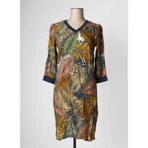 GEISHA - Robe mi-longue vert en viscose - Femme - Taille 34 - Modz