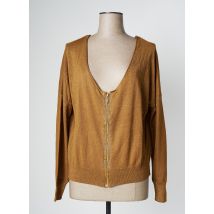EVA KAYAN - Gilet manches longues marron en viscose - Femme - Taille 38 - Modz