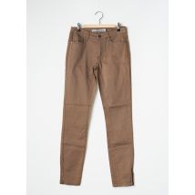 GEISHA - Pantalon slim vert en coton - Femme - Taille 34 - Modz