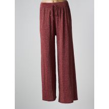 MANGO - Pantalon large rouge en polyester - Femme - Taille 38 - Modz