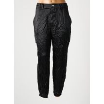 MANGO - Pantalon cargo noir en viscose - Femme - Taille 38 - Modz