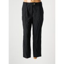 MANGO - Pantalon 7/8 noir en viscose - Femme - Taille 40 - Modz