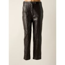 ASTRID BLACK LABEL - Pantalon chino marron en polyamide - Femme - Taille 36 - Modz