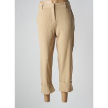 JACQUELINE DE YONG - Pantalon 7/8 beige en polyester - Femme - Taille 40 - Modz