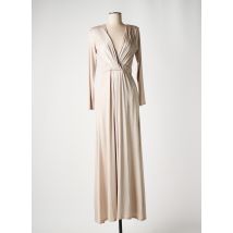 EDAS - Robe longue beige en polyester - Femme - Taille 42 - Modz