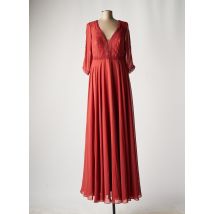 CREATIF PARIS - Robe longue marron en polyester - Femme - Taille 42 - Modz