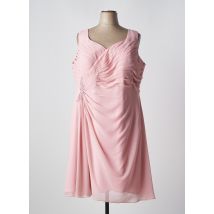 CREATIF PARIS - Robe mi-longue rose en polyester - Femme - Taille 56 - Modz