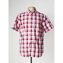 SAINT JAMES - Chemise manches courtes rouge en coton - Homme - Taille L - Modz
