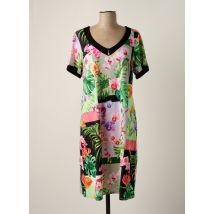 BARANDI - Robe mi-longue vert en viscose - Femme - Taille 36 - Modz