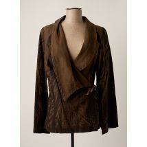 ISABEL DE PEDRO - Veste casual marron en lin - Femme - Taille 38 - Modz