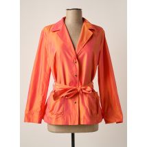 HAUBER - Blazer orange en polyester - Femme - Taille 40 - Modz