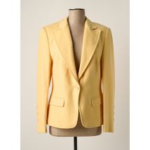 HAUBER - Blazer jaune en laine vierge - Femme - Taille 40 - Modz