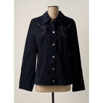HAUBER - Veste casual bleu en coton - Femme - Taille 38 - Modz