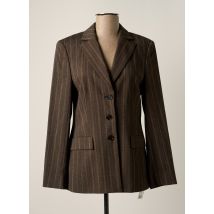 HAUBER - Blazer marron en polyester - Femme - Taille 38 - Modz
