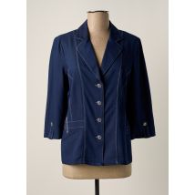 IMPULSION - Blazer bleu en viscose - Femme - Taille 40 - Modz