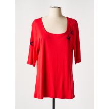 THALASSA - T-shirt rouge en coton - Femme - Taille 46 - Modz
