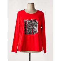FRED SABATIER - T-shirt rouge en coton - Femme - Taille 52 - Modz