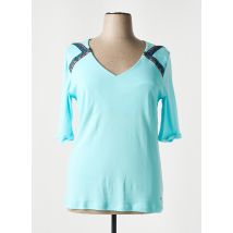 THALASSA - T-shirt bleu en coton - Femme - Taille 48 - Modz