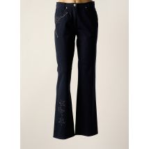 HAUBER - Jeans coupe droite bleu en coton - Femme - Taille 40 - Modz