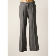 HAUBER - Pantalon droit noir en laine vierge - Femme - Taille 40 - Modz