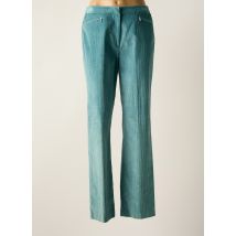 HAUBER - Pantalon droit bleu en coton - Femme - Taille 40 - Modz