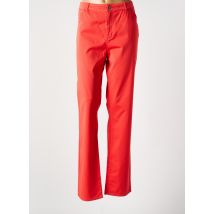 FRED SABATIER - Pantalon droit orange en coton - Femme - Taille 46 - Modz
