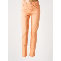 LCDN - Pantalon slim orange en coton - Femme - Taille 38 - Modz