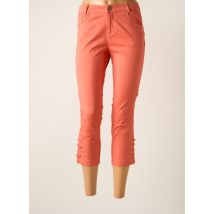 FRED SABATIER - Pantacourt orange en coton - Femme - Taille 36 - Modz
