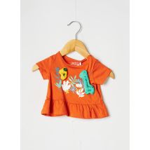 BOBOLI - T-shirt orange en coton - Fille - Taille TU - Modz