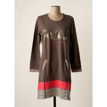 ROSE POMME - Chemise de nuit gris en coton - Femme - Taille 42 - Modz