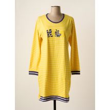 ROSE POMME - Chemise de nuit jaune en coton - Femme - Taille 40 - Modz