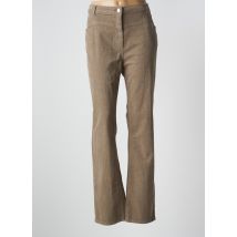 DIANE LAURY - Pantalon droit vert en coton - Femme - Taille 52 - Modz