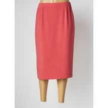 KARTING - Jupe mi-longue orange en polyester - Femme - Taille 42 - Modz